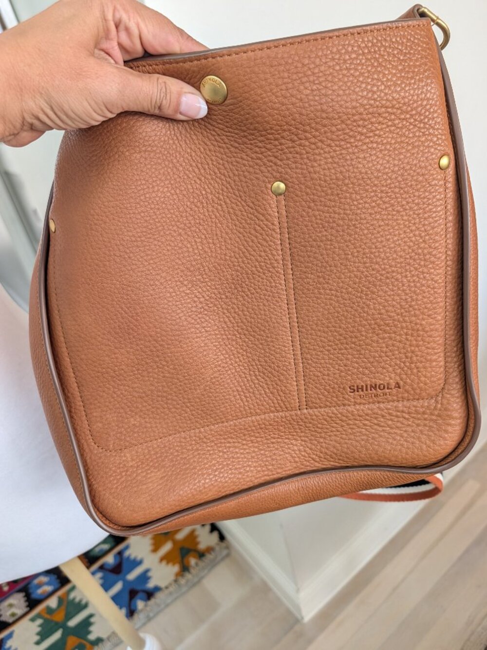 Shinola The Pocket Crossbody – Natural Leather | Excellent Used Condition - Picture 9 of 14